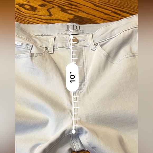 FDJ French Dressing Tapered Ankle Leg Jean Light Blue Women’s Size 8 - Picture 7 of 10